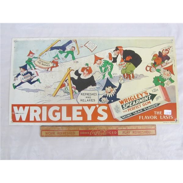 VINTAGE WRIGLEY’S SIGN