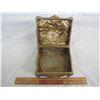 Image 3 : ANTIQUE GOLD COLORED JEWLERY BOX METAL