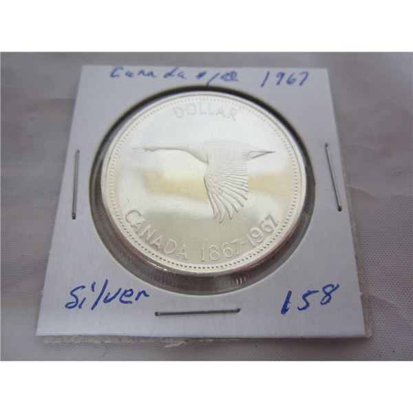 CANADIAN 1967 SILVER DOLLAR