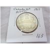 Image 1 : Canadian Silver 1917 Fifty Cent Piece