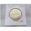 Image 1 : Canadian Silver 1952 Fifty Cent Piece