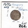 Image 2 : 1696 SILVER LEOPOLD HUNGARY PORTURA