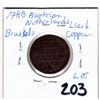 Image 2 : 1788 AUSTRIAN NETHERLANDS BRUSSELS LIARD COPPER