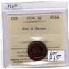 Image 2 : CERTIFIED PL64 RED AND BROWN 1956 1 CENT