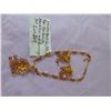 Image 1 : BUTLER/FAQ TIGER EYE QUARTZ NECKLACE AND EARRINGS
