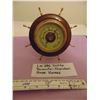 Image 1 : VINTAGE DESKTOP SHIPSWHEEL BAROMETER