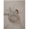 Image 2 : Clear glass hen on the nest 4 X 3