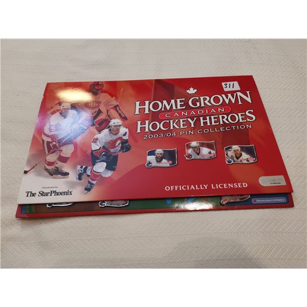 Hockey heroes 2003/04 pin collection