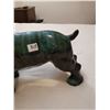Image 3 : Large pottery dog 14" long 11" high