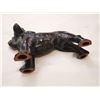 Image 4 : Large pottery dog 14" long 11" high