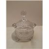 Image 2 : Crystal candy dish with lid 5" X 7"