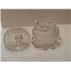 Image 4 : Crystal candy dish with lid 5" X 7"