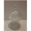 Image 1 : Crystal candy dish 6" X 12"