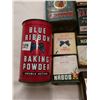 Image 2 : Spice and baking powder tin lot