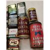 Image 5 : Spice and baking powder tin lot