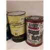 Image 3 : Shell zone antifreeze Esso John Deere oil tins Turbo oil full