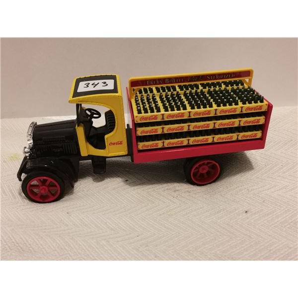 Coca-Cola coin bank truck