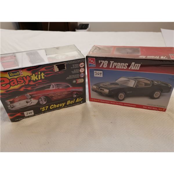 2 unopened model cars