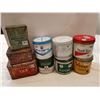 Image 2 : 9 tobacco tins