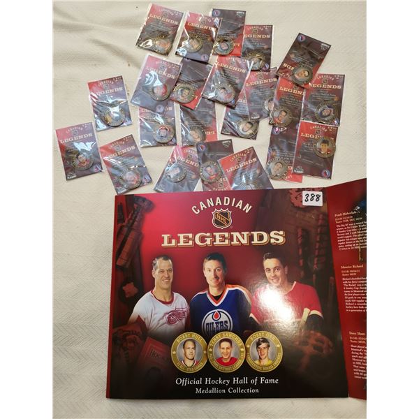 Canadian legends medallion collection