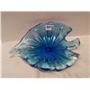 Image 1 : Blue leaf glass 11 X 8"