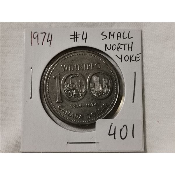 #4 small North Yoke 1974 dollar
