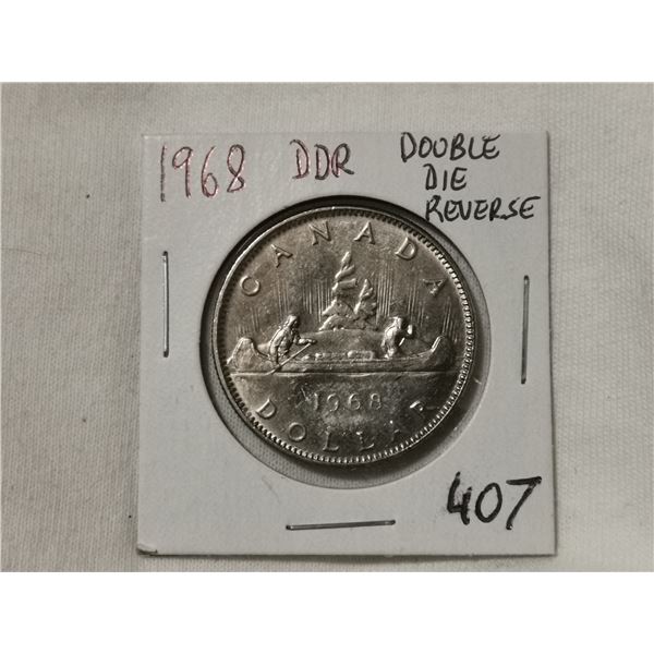 DDR double die reverse 1968 dollar