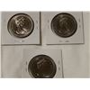 Image 5 : 3 different 1977 dollar coins