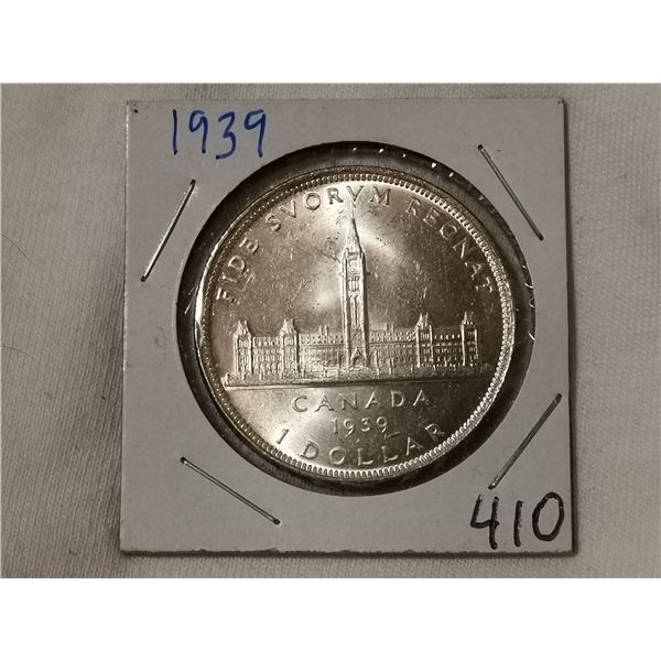 1939 silver dollar MS