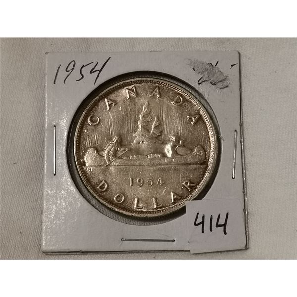 1954 silver dollar