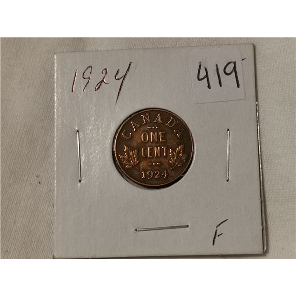 1924 one cent