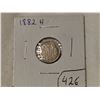 Image 1 : 1882H silver 5 cent