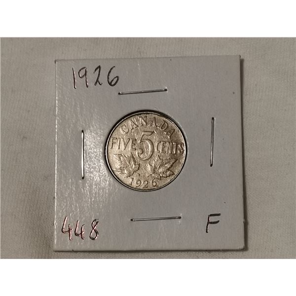 1926 5 cent coin