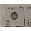 Image 2 : 1914 & 1936 silver 10 cents