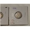 Image 3 : 1914 & 1936 silver 10 cents