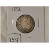 Image 1 : 1892 silver 25 cent