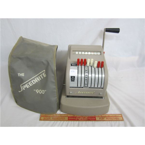 Speedrite 900 Cheque writing machine