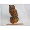 Image 3 : Large Carved Owl 14 inches high Leslie Borle Alberta Canada