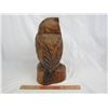 Image 4 : Large Carved Owl 14 inches high Leslie Borle Alberta Canada