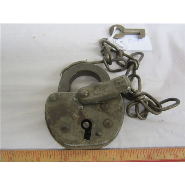 CNR Padlock with Key Working