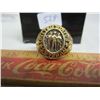 Image 1 : Gold Plated Ring with U.S.A. Veterans