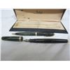 Image 2 : Parker Vacumatic Fountian Pen and Pencil with Case