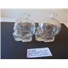Image 2 : 669 2 EMPTY 750ML CRYSTAL SKULL VODKA BOTTLES
