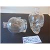 Image 3 : 669 2 EMPTY 750ML CRYSTAL SKULL VODKA BOTTLES