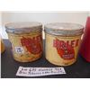 Image 1 : 675 BRIER TOBACCO TINS (94 CENTS AND UNPRICED LABEL)