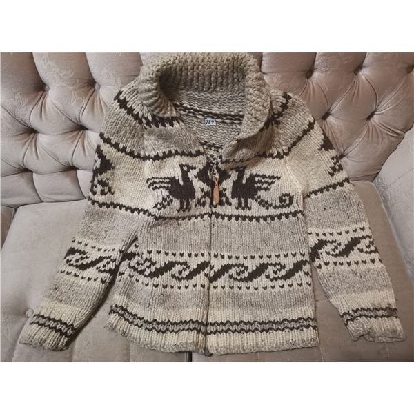 Older siwash wool sweater, size medium