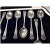 Image 3 : Antique silverware set in case