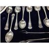 Image 4 : Antique silverware set in case