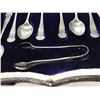 Image 5 : Antique silverware set in case