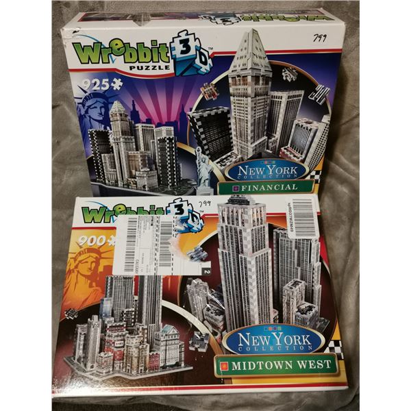 Two Wrebbit New York 3D puzzles